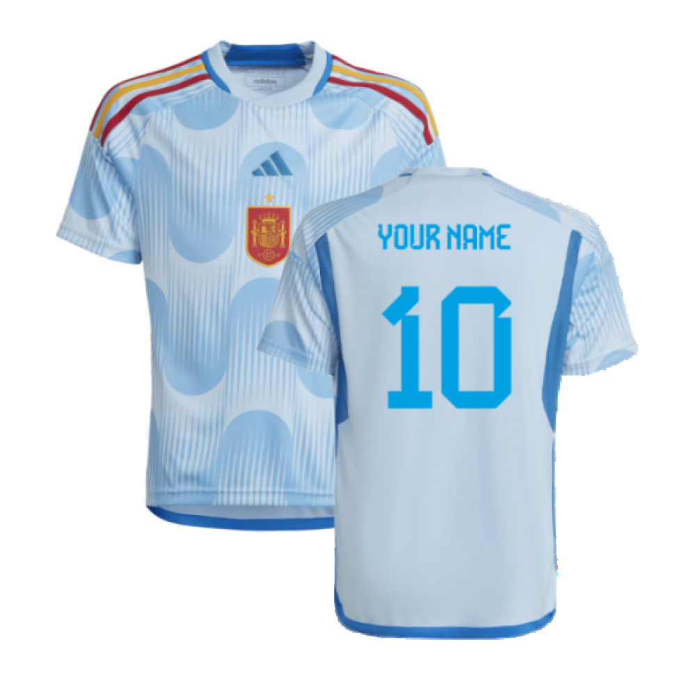 2022-2023 Spain Away Shirt (Kids) (Your Name)