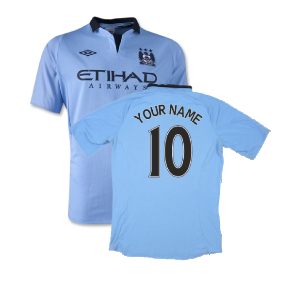 2012-2013 Man City Home Shirt (Your Name)