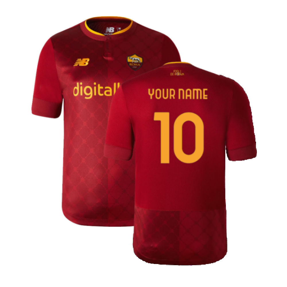 2022-2023 Roma Home Shirt (Your Name)