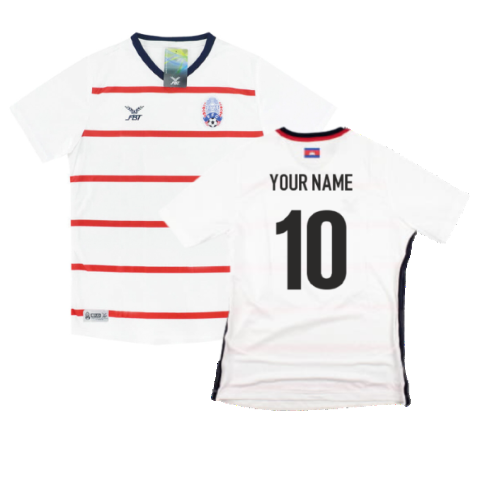 2018-2019 Cambodia Away Authentic Shirt (Your Name)