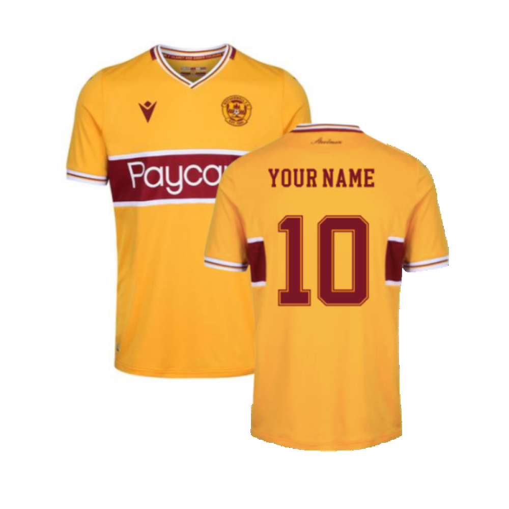 2021-2022 Motherwell Home Shirt (Your Name)