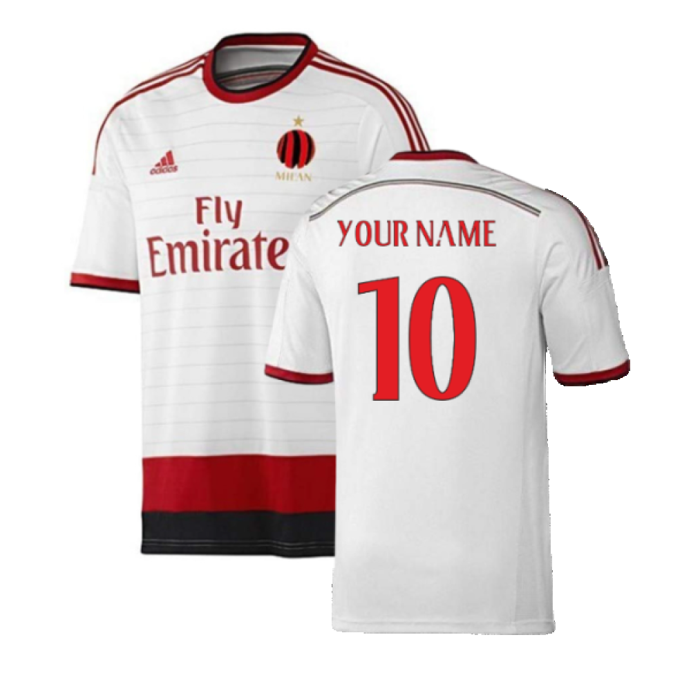 2014-2015 AC Milan Away Shirt (Your Name)