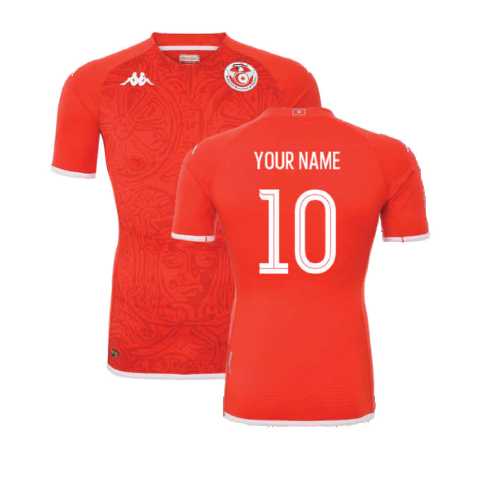 2022-2023 Tunisia Match Home Shirt (Your Name)