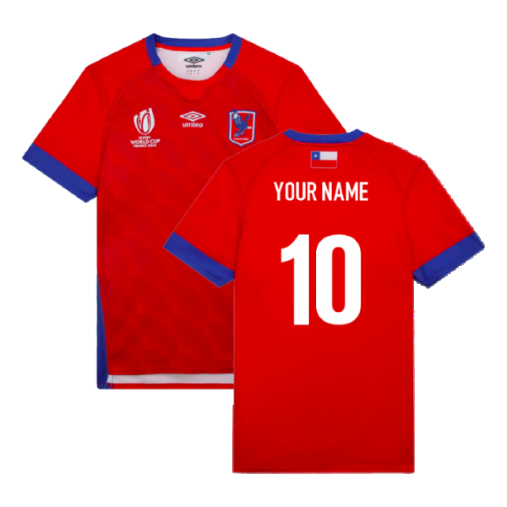 2023 Chile RWC Rugby Home Shirt (Your Name)