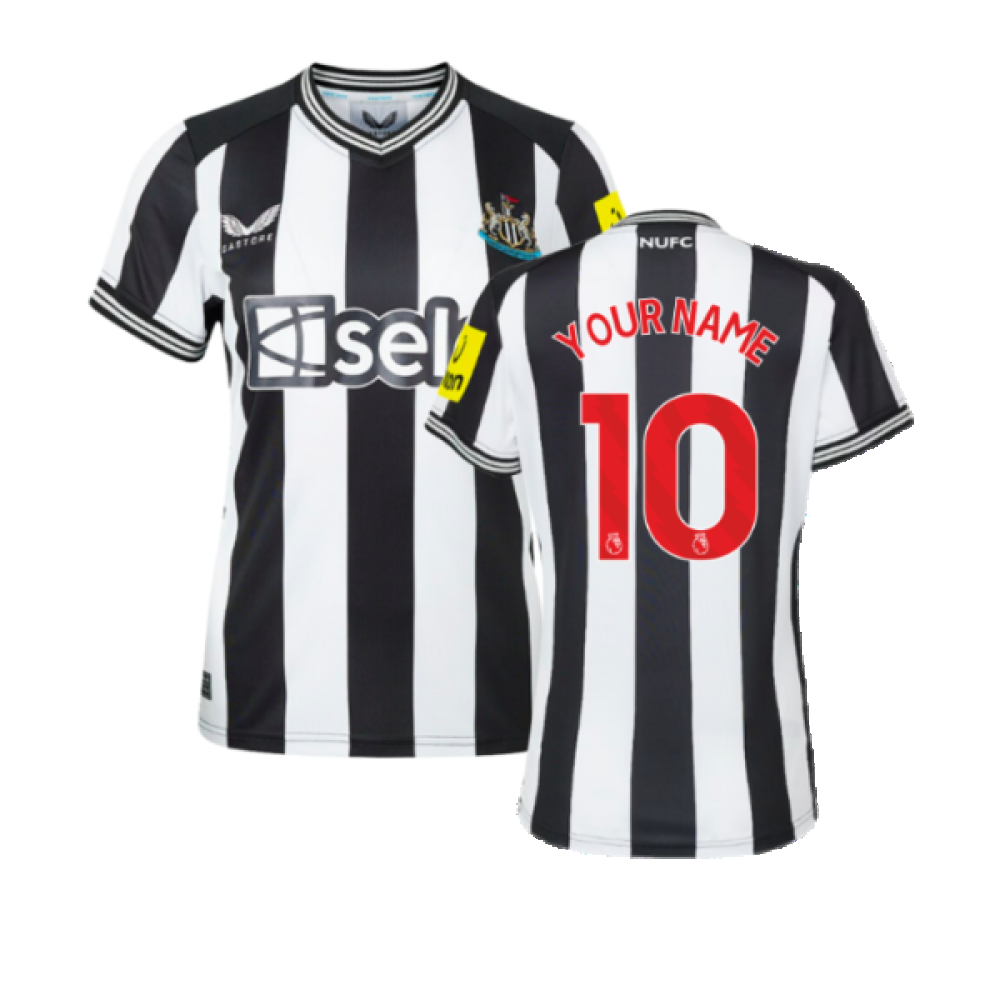 2023-2024 Newcastle Home Shirt (Ladies) (Your Name)