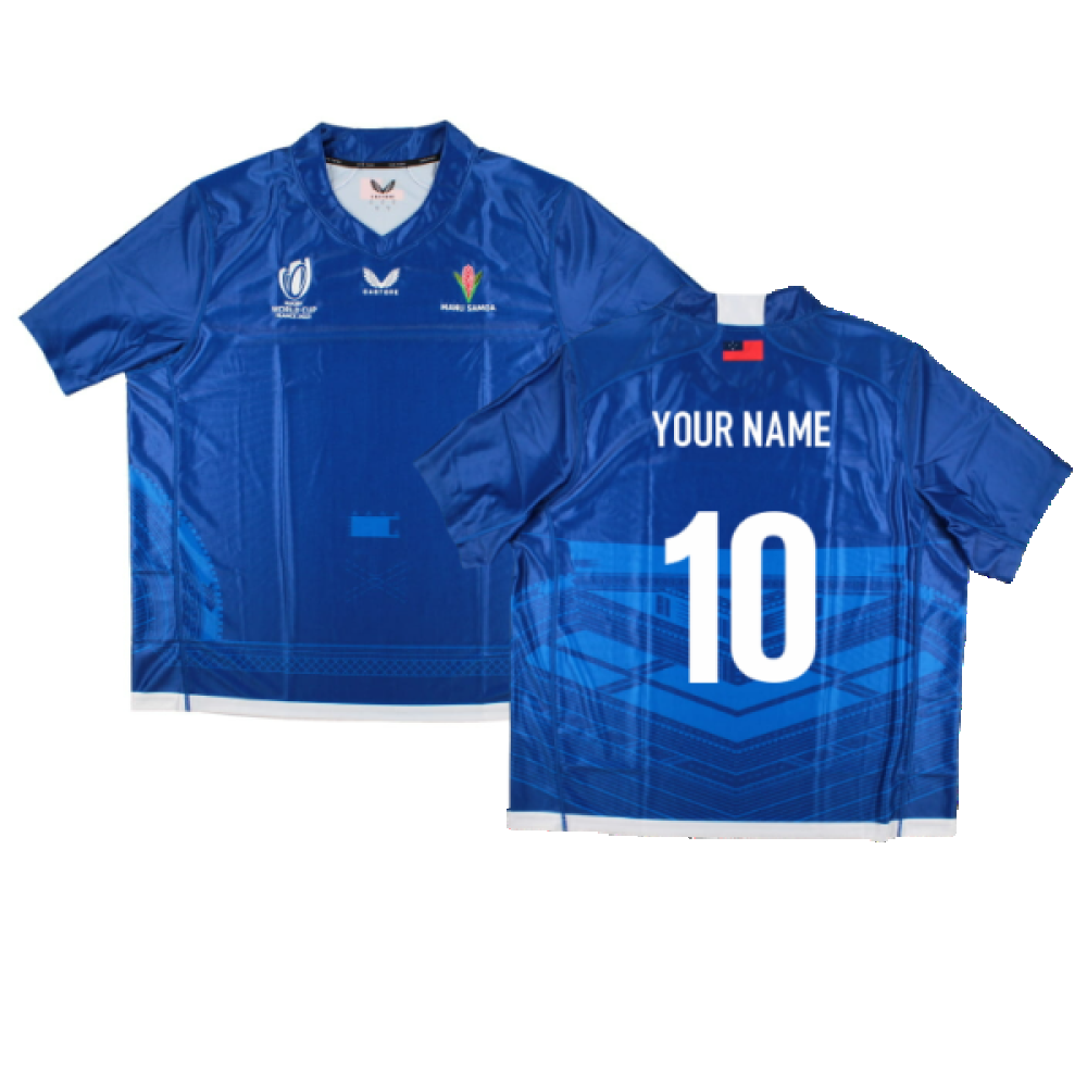 Samoa RWC 2023 Replica Home Rugby Shirt (Your Name)