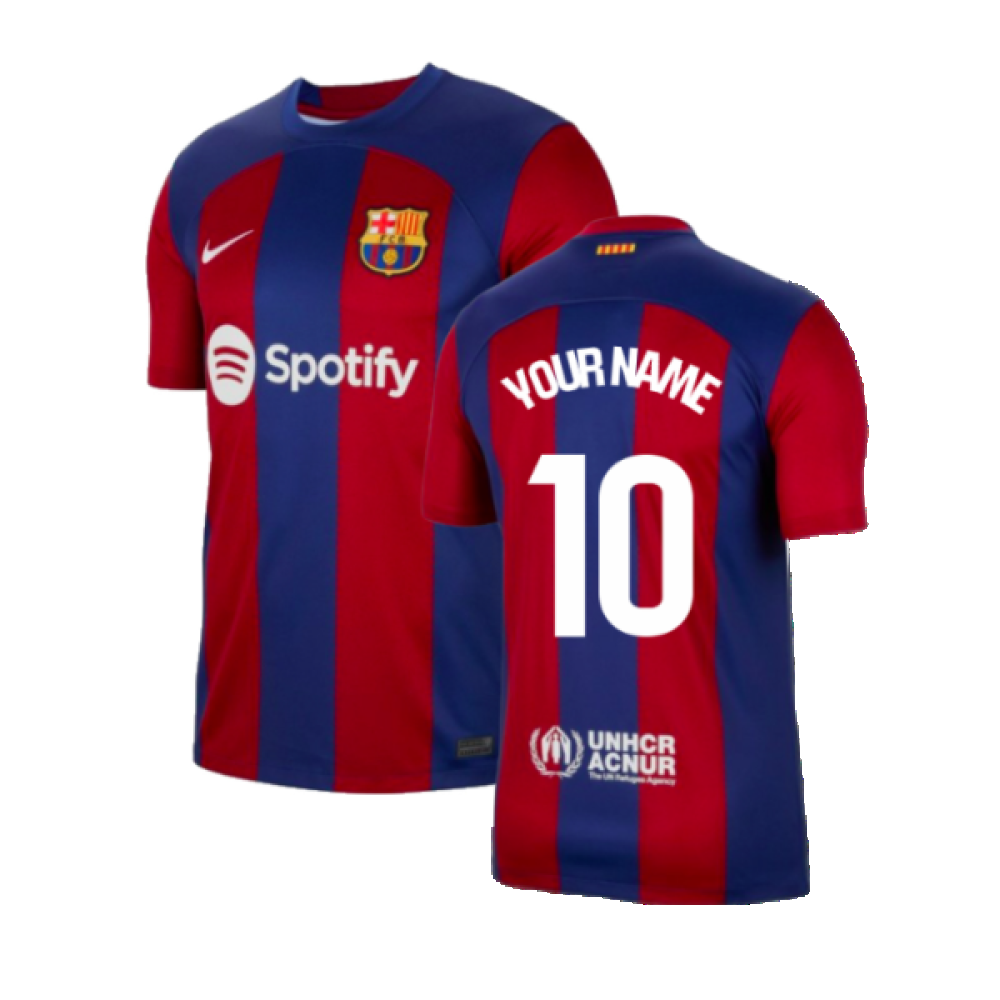 2023-2024 Barcelona Home Shirt (Your Name)