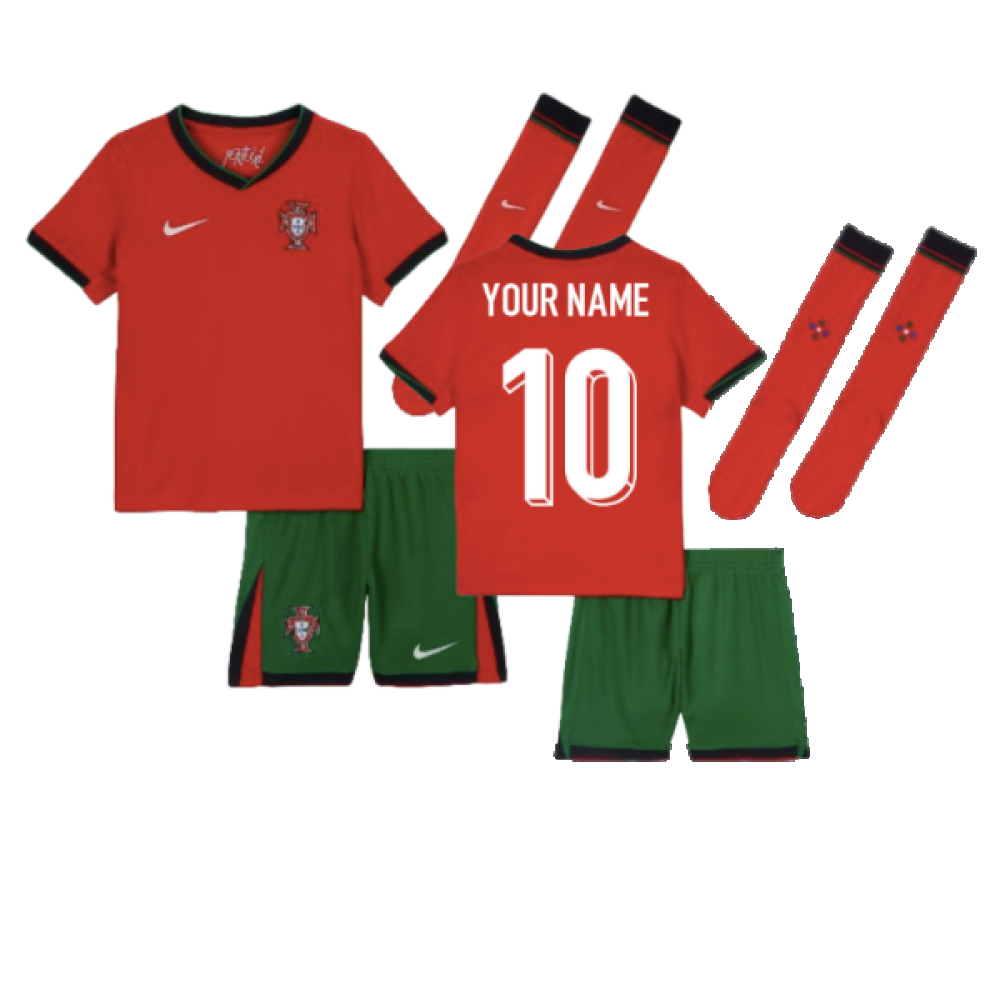 2024-2025 Portugal Home Mini Kit (Your Name)