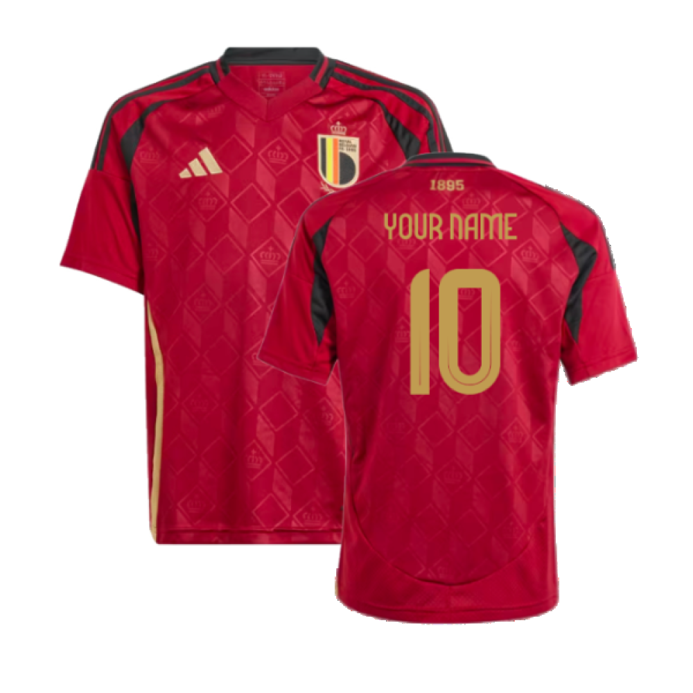 2024-2025 Belgium Home Shirt (Kids) (Your Name)