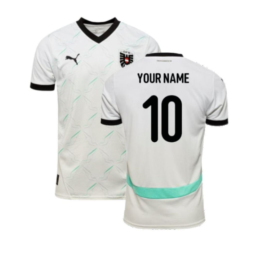 2024-2025 Austria Away Shirt (Your Name)