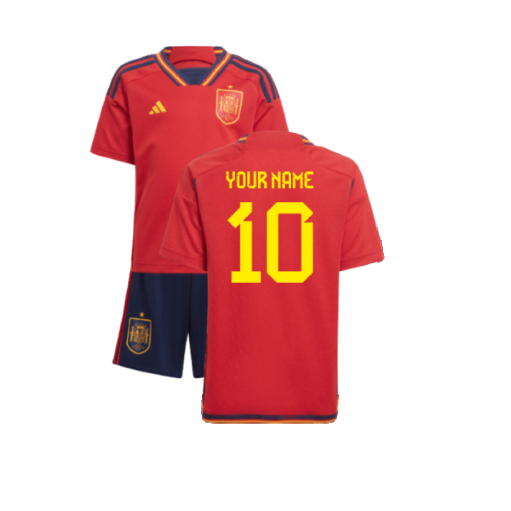 2022-2023 Spain Home Mini Kit (Your Name)