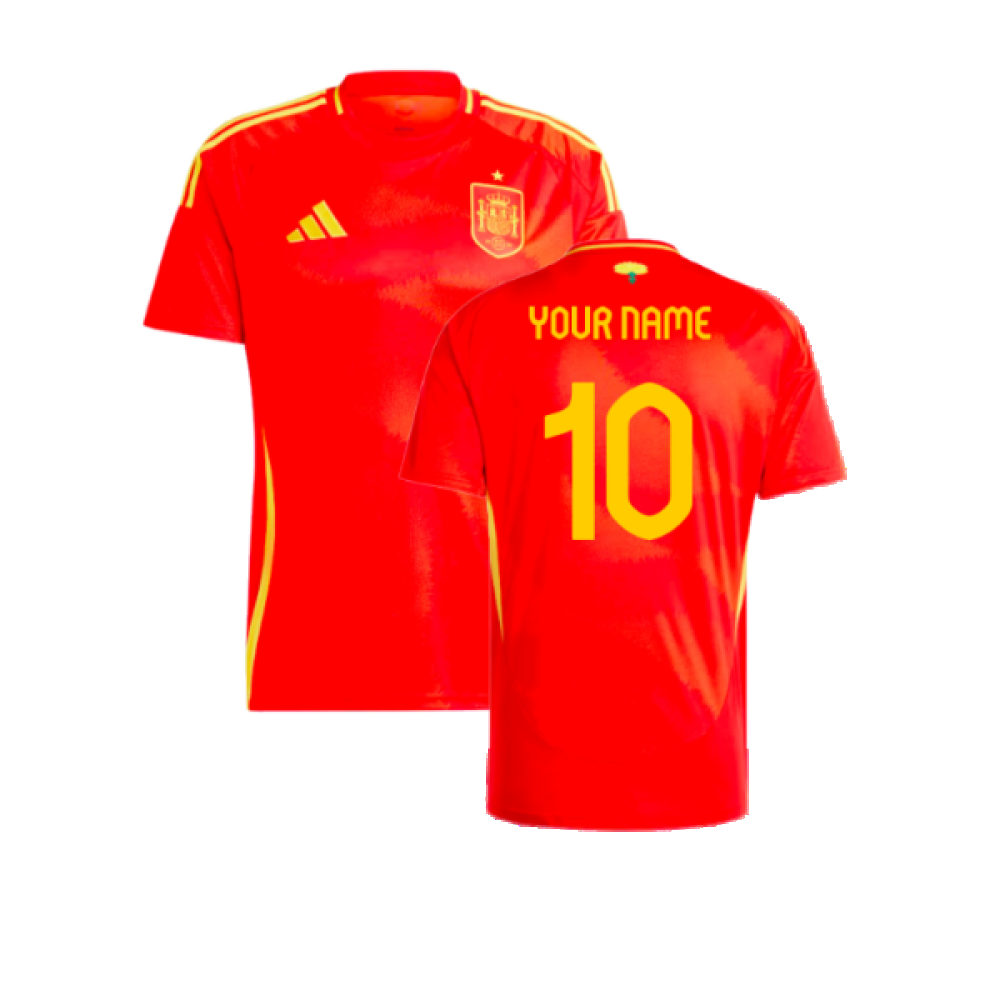 2024-2025 Spain Home Shirt (Your Name)