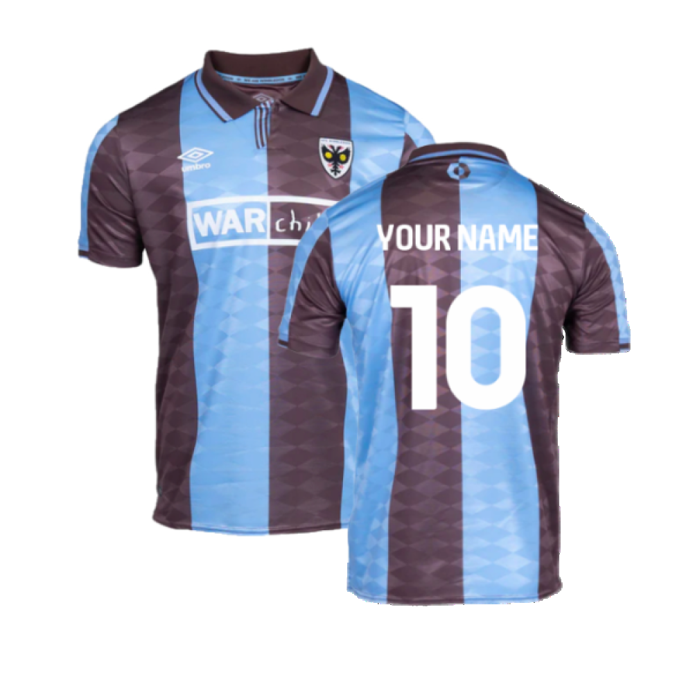 2024-2025 AFC Wimbledon Away Shirt (Your Name)