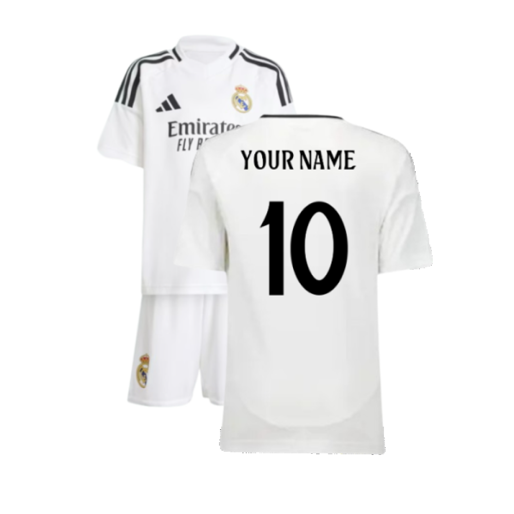 2024-2025 Real Madrid Home Mini Kit (Your Name)