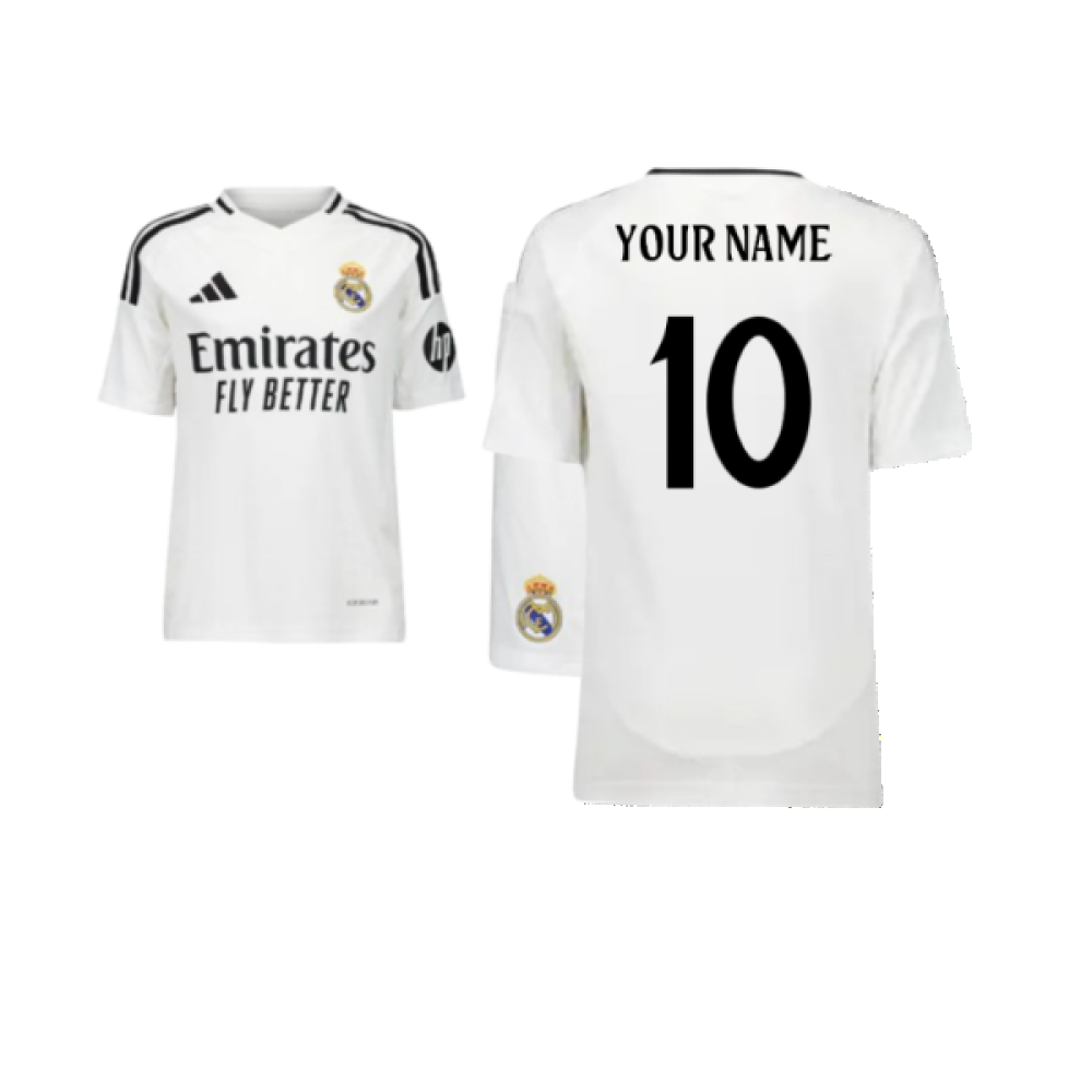 2024-2025 Real Madrid Home Youth Kit (Your Name)