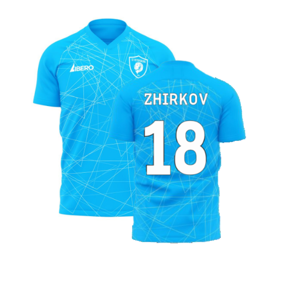 Zenit 2024-2025 Home Concept Football Kit (Libero) (ZHIRKOV 18)