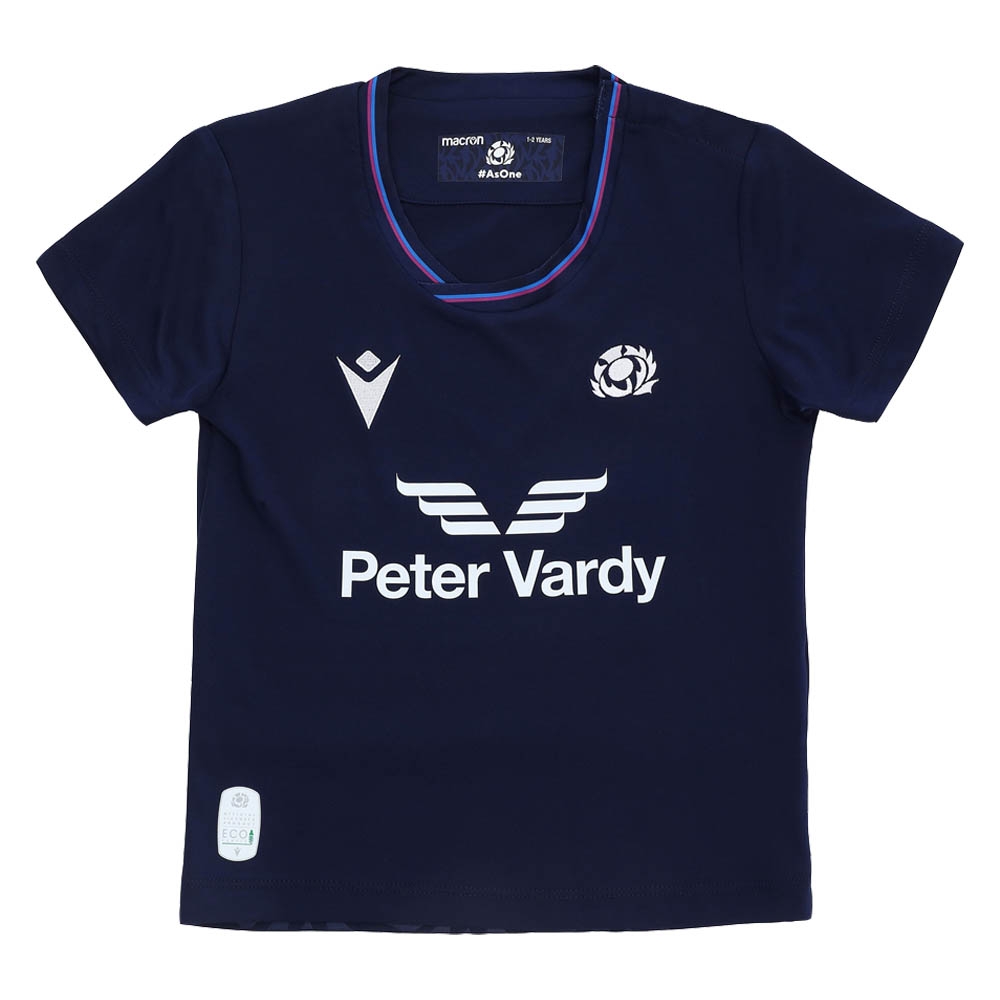 2021-2022 Scotland Home Rugby Baby Shirt