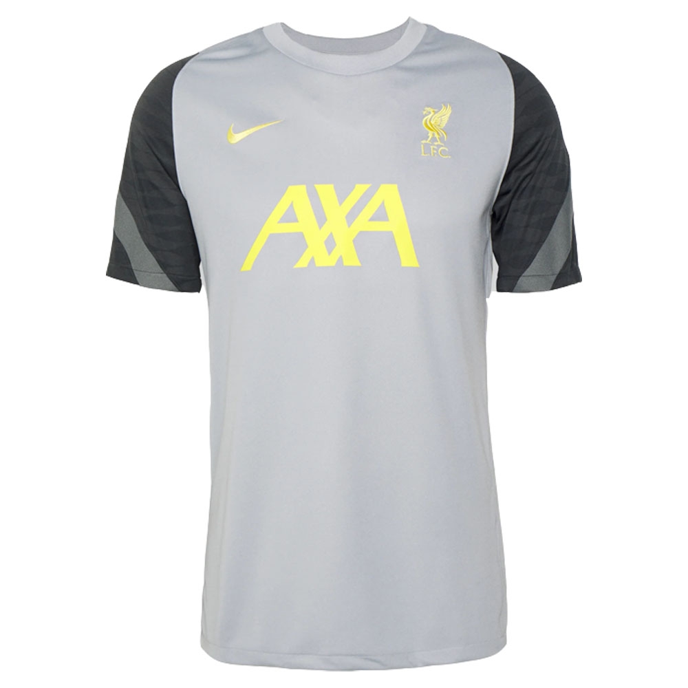 Liverpool 2021-2022 CL Training Shirt (Wolf Grey) - Kids