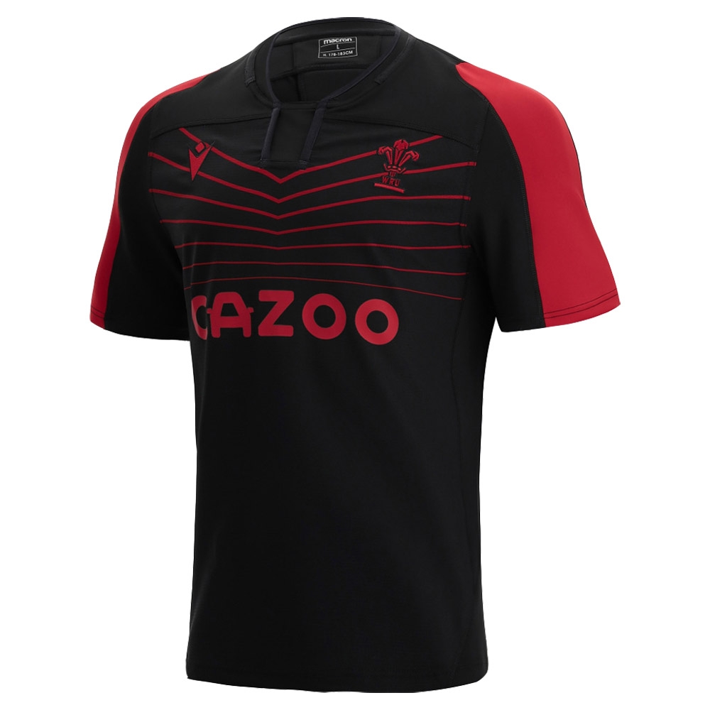 2021-2022 Wales Rugby Training Jersey (Black)