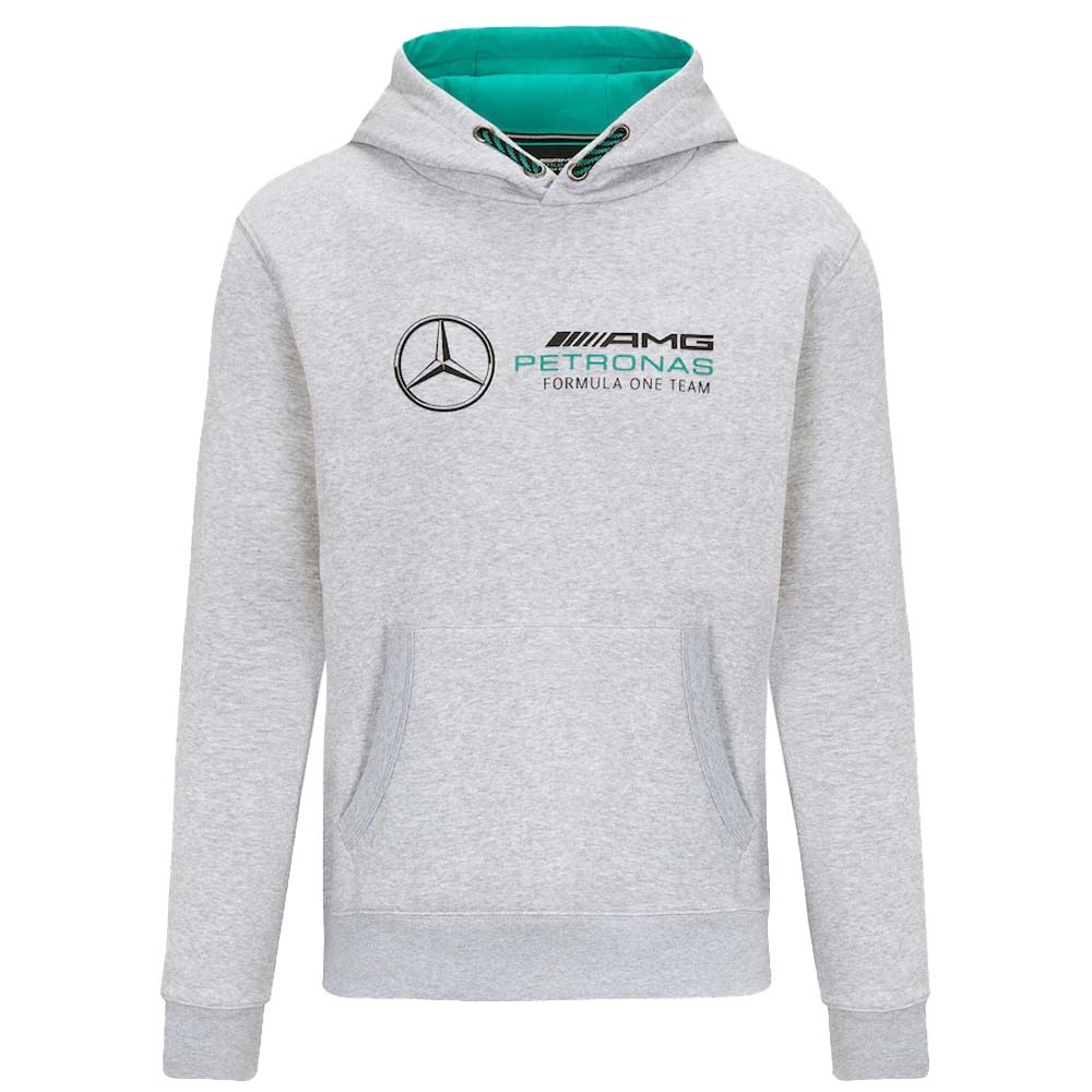 2022 Mercedes Logo Hooded Sweat (Grey)