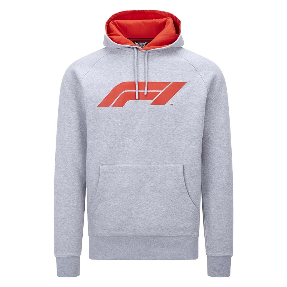 2022 Formula 1 F1 Large Logo Hooded Sweat (Grey)