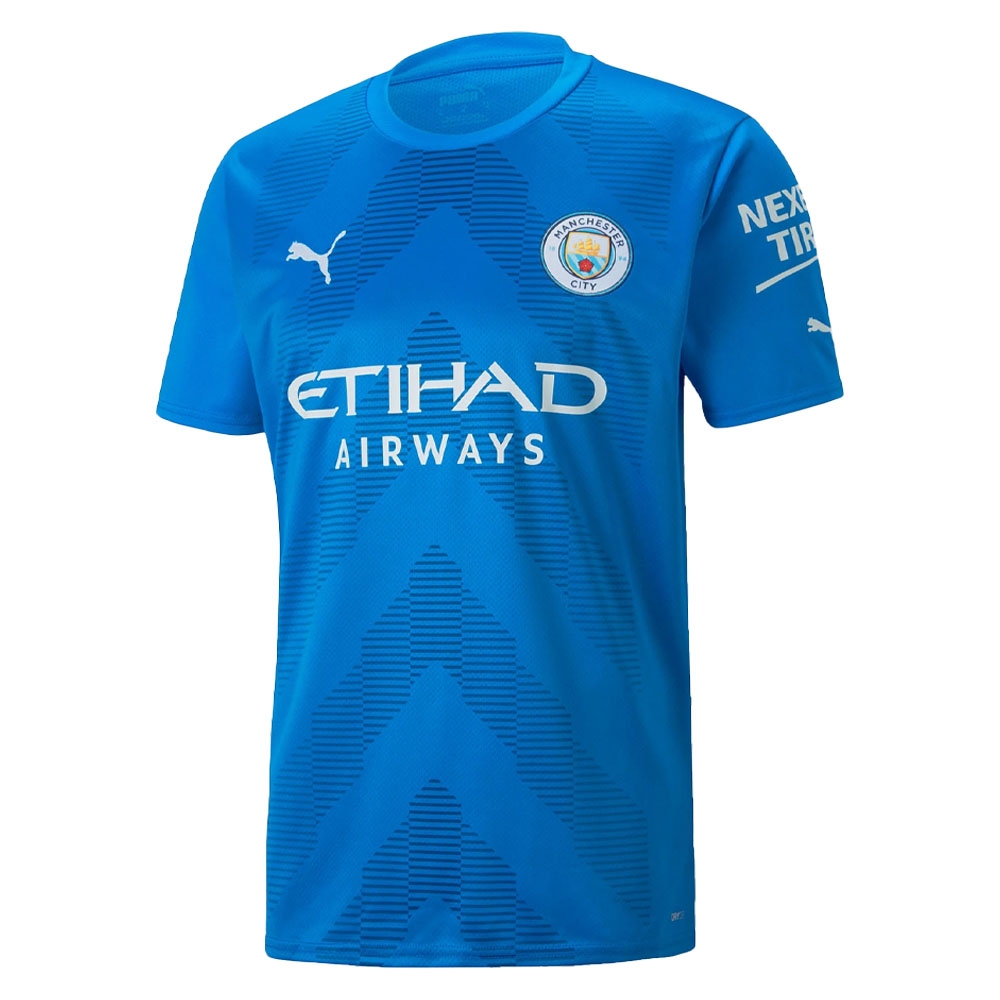 2022-2023 Man City SS Goalkeeper Shirt (Electric Blue)