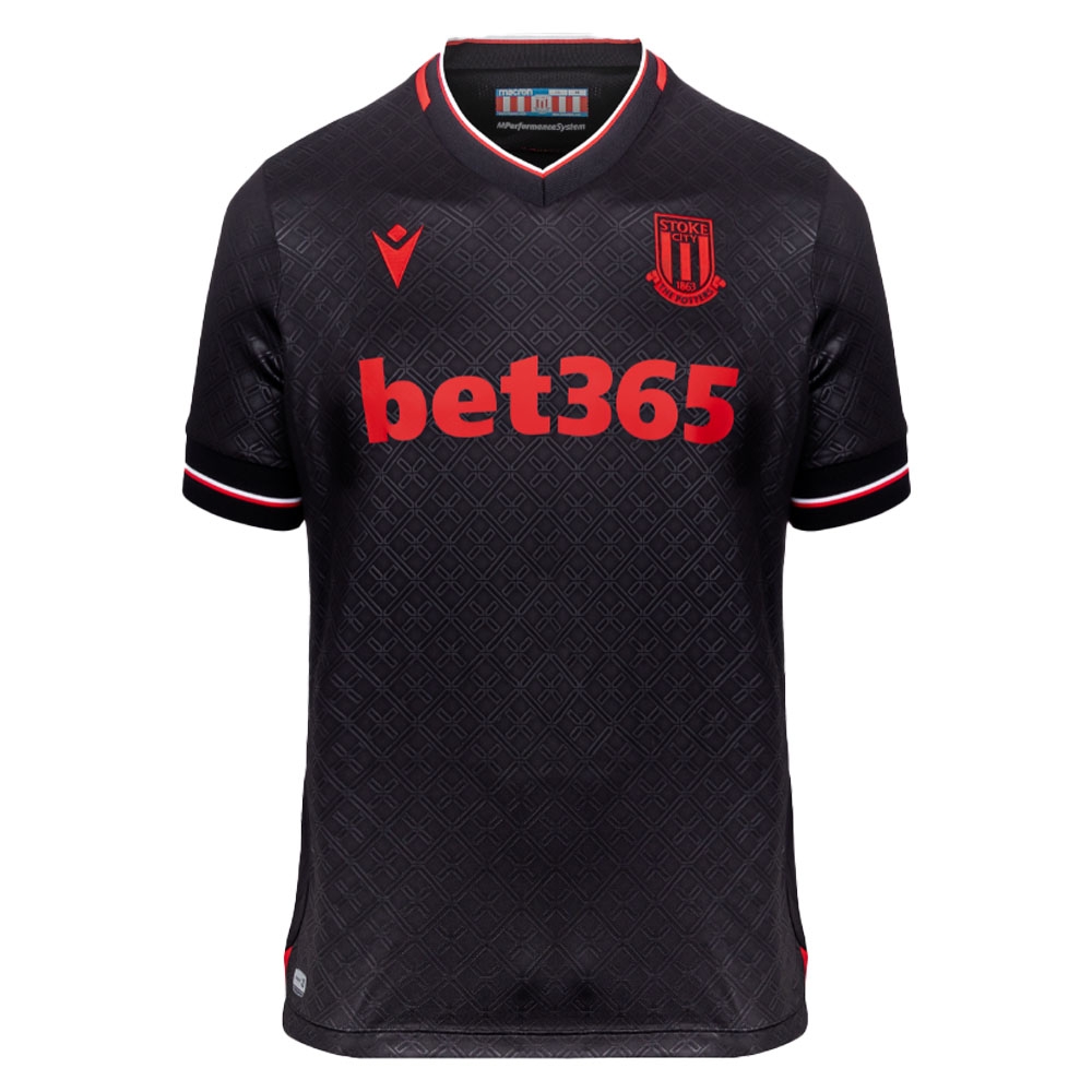 2022-2023 Stoke City Black Away Shirt