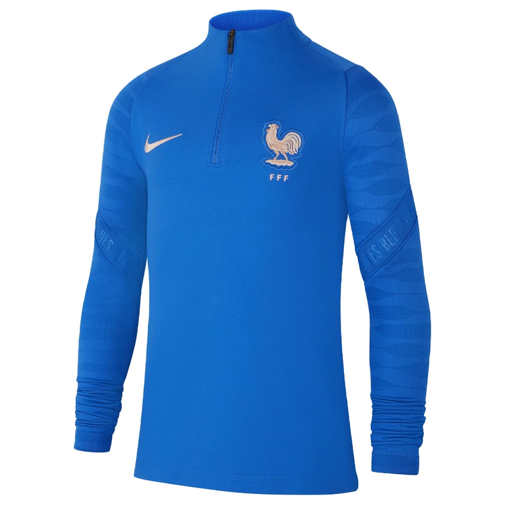 2022-2023 France Drill Top (Blue) - Kids