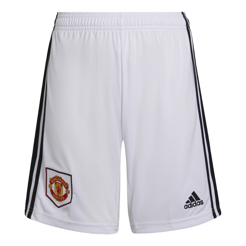 2022-2023 Man Utd Home Shorts (White) - Kids