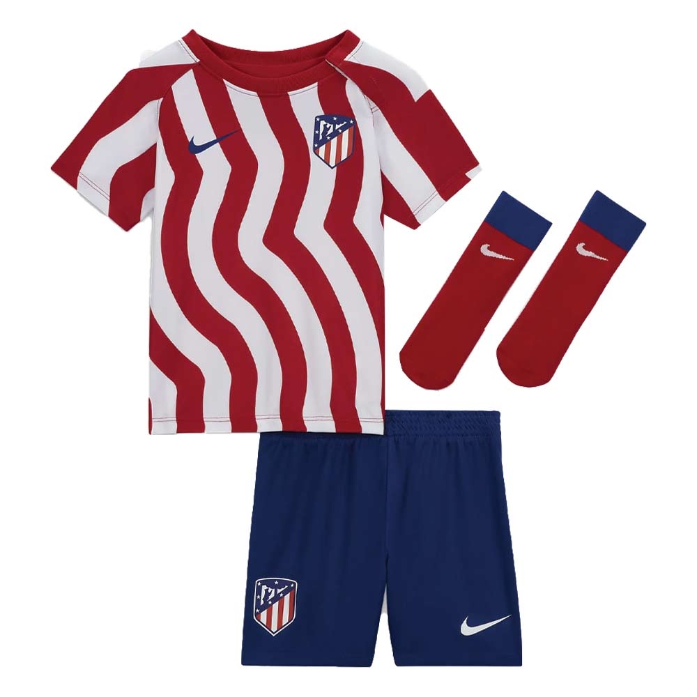 2022-2023 Atletico Madrid Home Infants Kit