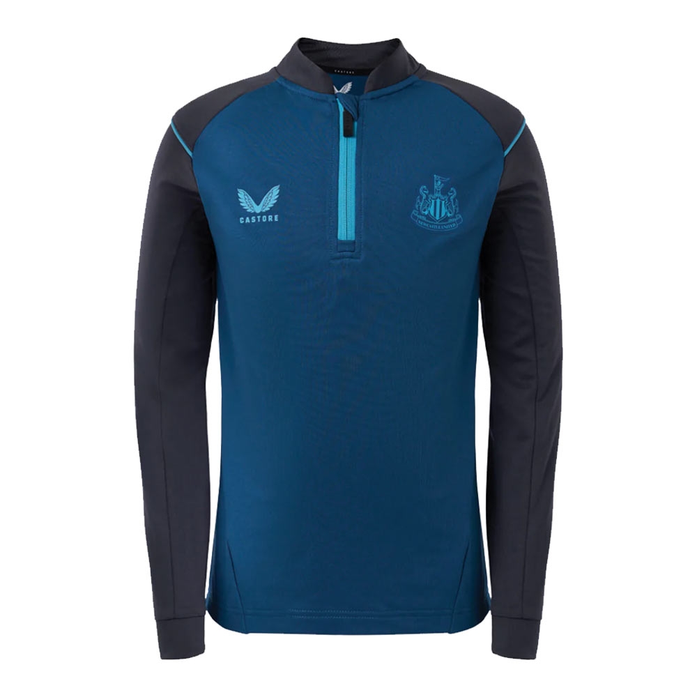 2022-2023 Newcastle Training Quarter Zip (Ink Blue) - Kids