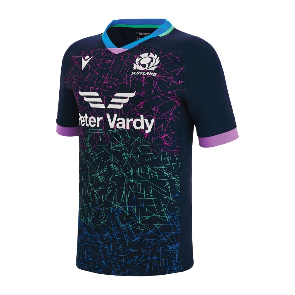 2022-2023 Scotland Rugby Training Jersey (Navy)