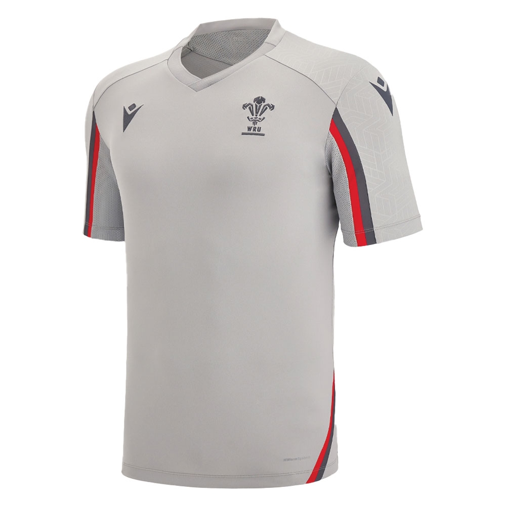 2022-2023 Wales Training Poly Shirt (Grey)