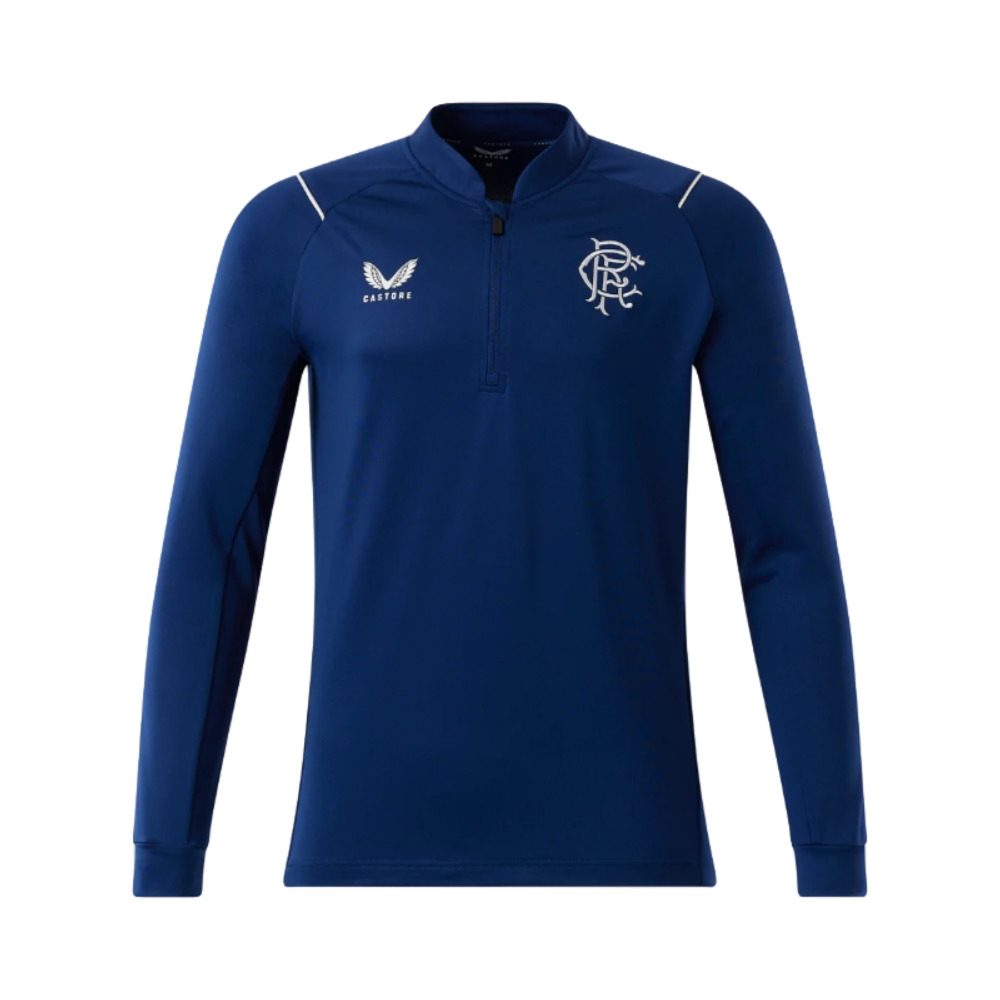 2022-2023 Rangers Quarter Zip Training Top (Navy)