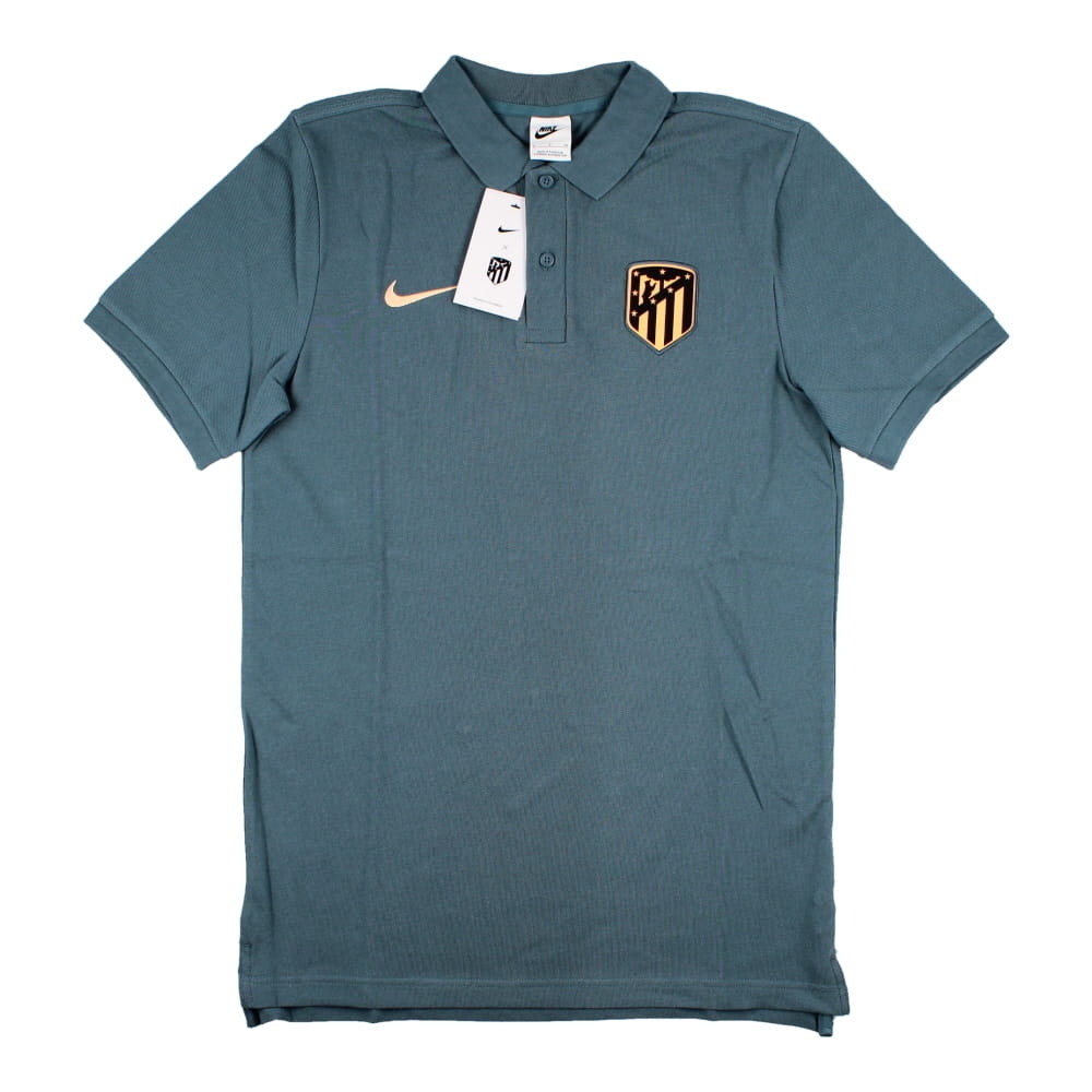 2022-2023 Atletico Madrid Core Polo Shirt (Ash Green)