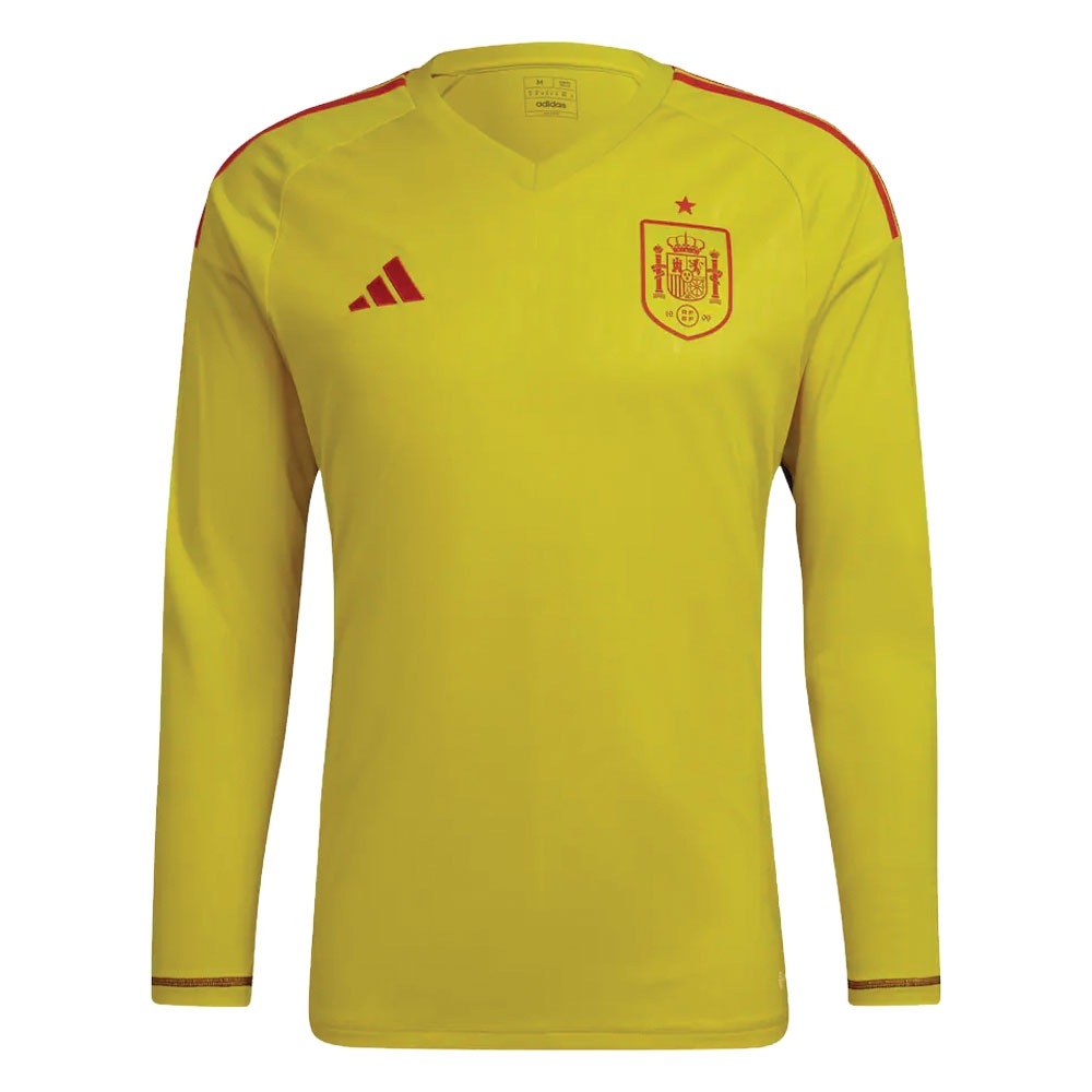 2022-2023 Spain Home Goalkeeper Shirt (Yellow)