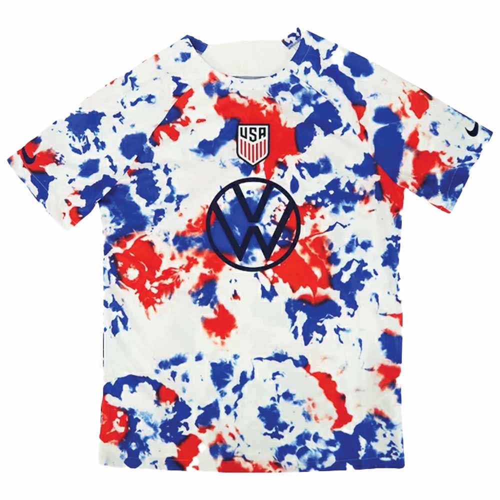 2022-2023 USA Pre-Match Training Shirt (White)