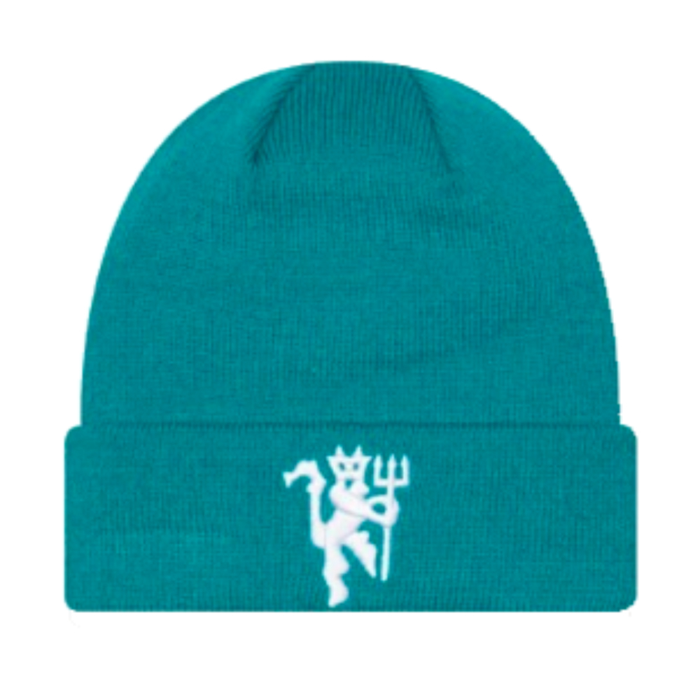 Manchester United SEASONAL BEANIE Aqua