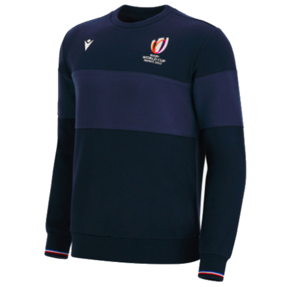 RWC 2023 Mens Rugby World Cup Cotton Sweatshirt (Navy)