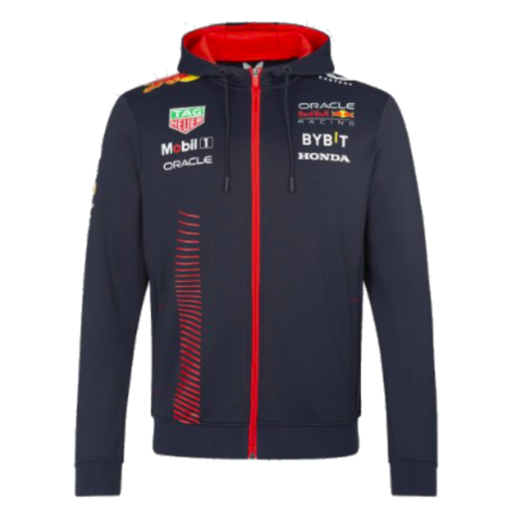 2023 Red Bull Racing Mens Full Zip Hoodie (Night Sky)