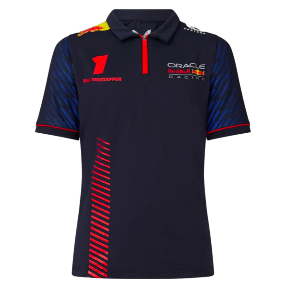 2023 Red Bull Racing Max Versateppen Polo Shirt (Night Sky) - Kids