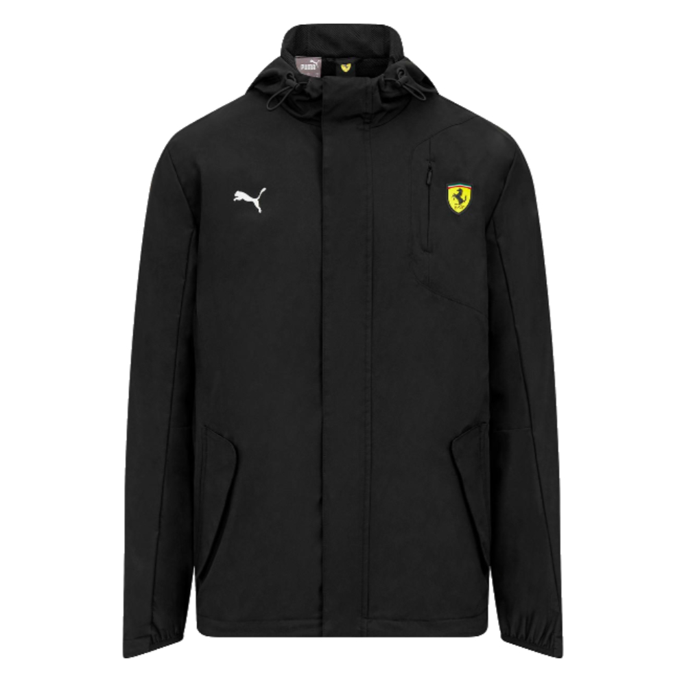 2023 Ferrari Fanwear Rain Jacket (Black)