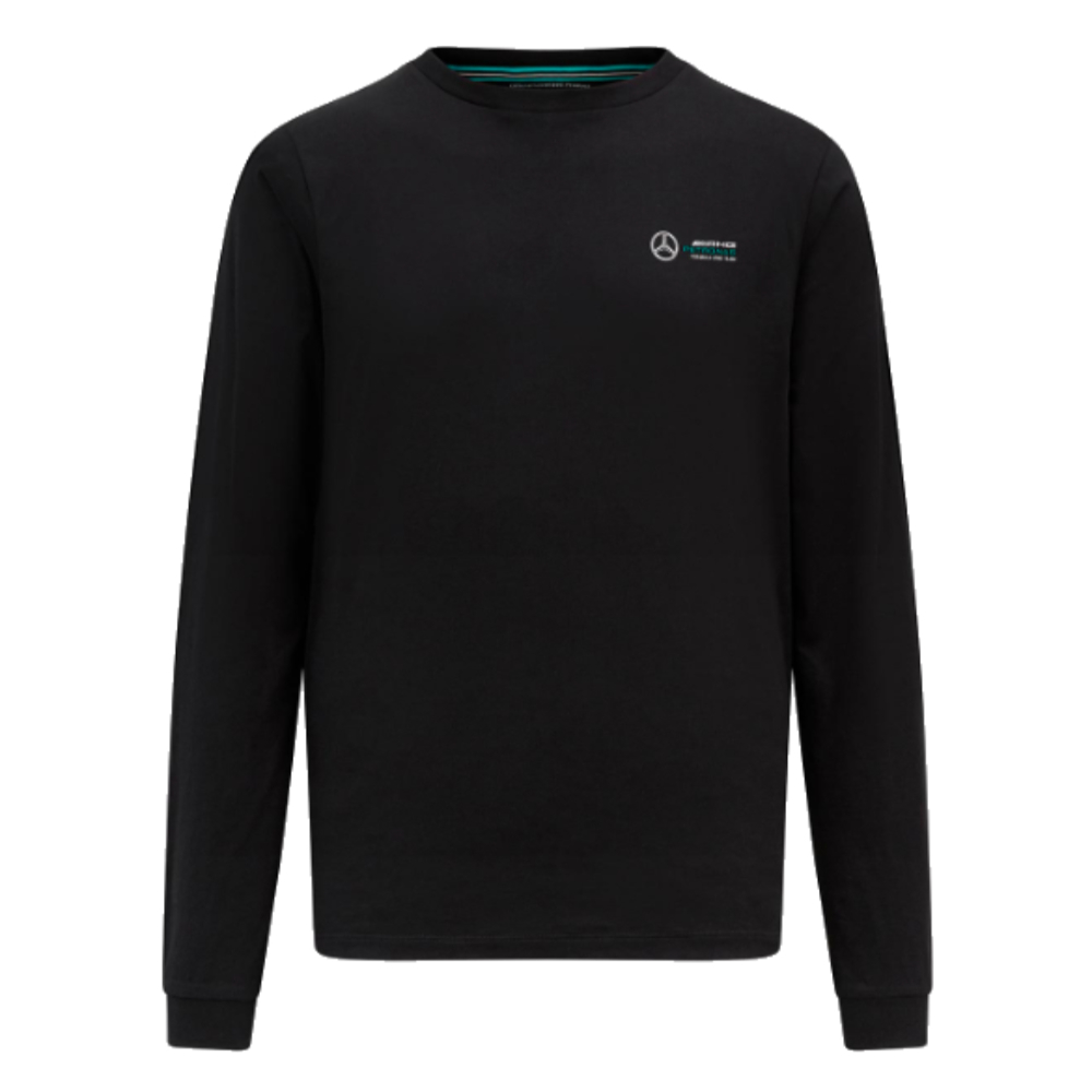 2023 Mercedes Mens Classic Longsleeve Tee (Black)