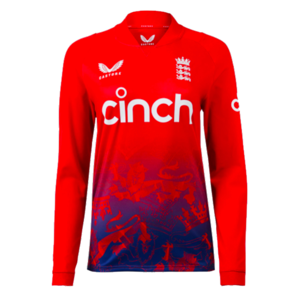 2023 England Cricket T20 LS Sweatshirt (Red)