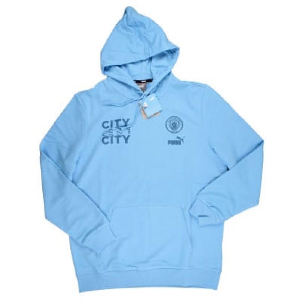 2023-2024 Man City FtblCore Graphic Hoody (Light Blue)