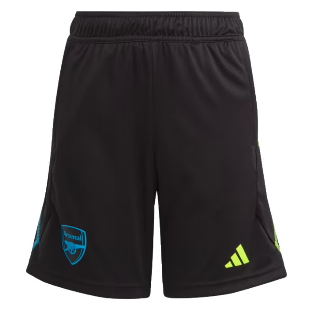 2023-2024 Arsenal Training Shorts (Black) - Kids