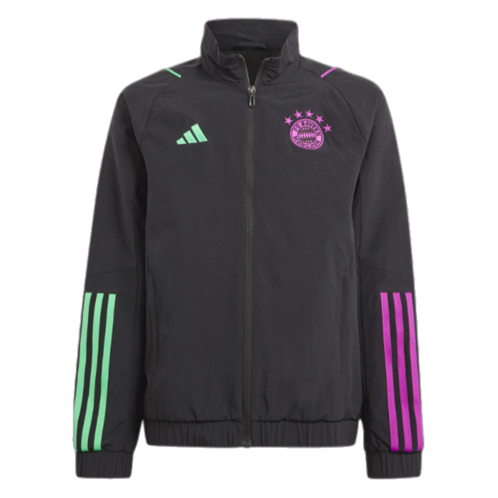 2023-2024 Bayern Munich Presentation Jacket (Black) - Kids