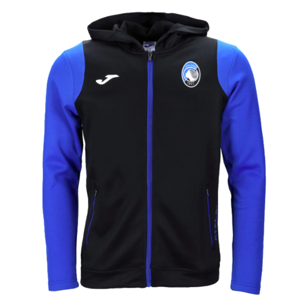 2023-2024 Atalanta Training Zip Up Hoodie (Black)