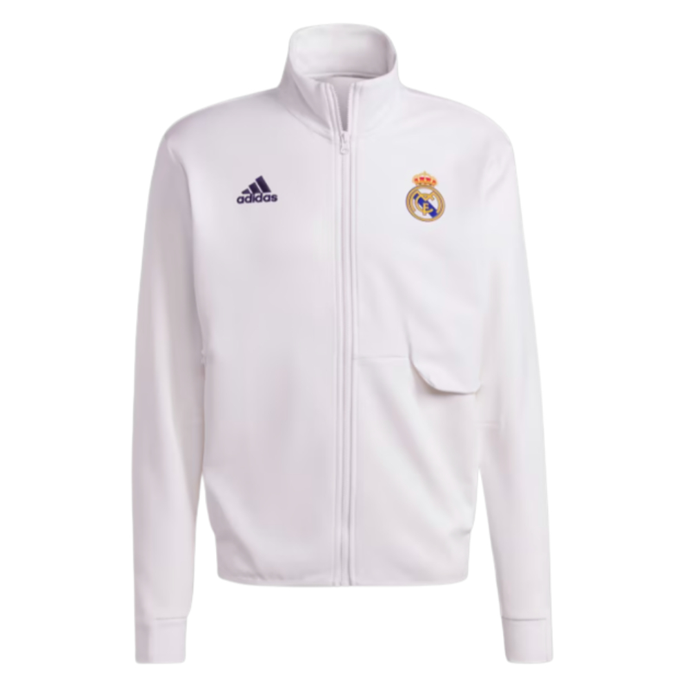 2023-2024 Real Madrid Anthem Jacket (White)