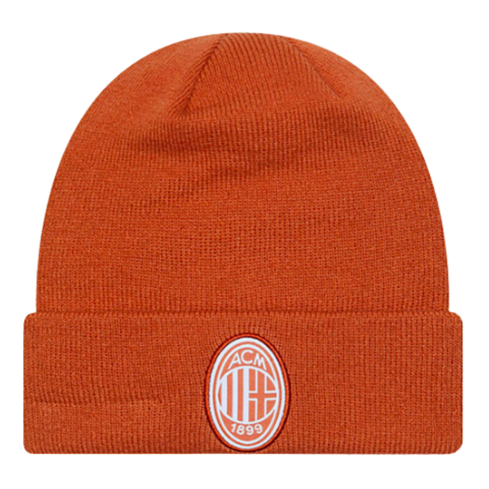 2023-2024 AC Milan Seasonal Cuff Beanie (Orange)